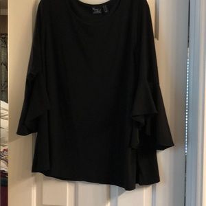 Black Bell sleeved blouse